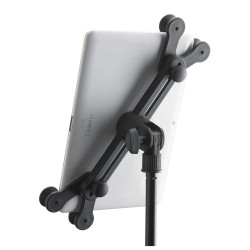 Hilec MEDIA2 - Support pour tablette à fixer sur pied de micro