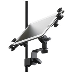 Hilec MEDIA2 - Support pour tablette à fixer sur pied de micro