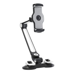 Hilec MEDIAstage4 - Support 2 ventouses pour portable et tablette