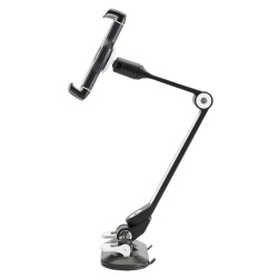 Hilec MEDIAstage4 - Support 2 ventouses pour portable et tablette