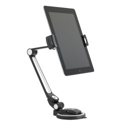 Hilec MEDIAstage3 - Support 1 ventouse pour portable et tablette