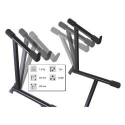 Hilec KB-EXT70 - Extension pour support de régie à 70° - H 24 cm