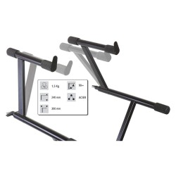 Hilec KB-EXT70 - Extension pour support de régie à 70° - H 24 cm
