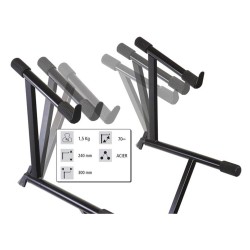 Hilec KB-EXT90 - Extension pour support de régie à 90° - H 24 cm
