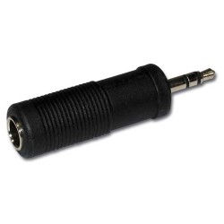 Hilec ADAPT850 - Adaptateur 2 J 6,35 fem. / 1 J 6,35 mâle Stéréo