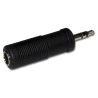 Hilec ADAPT850 - Adaptateur 2 J 6,35 fem. / 1 J 6,35 mâle Stéréo