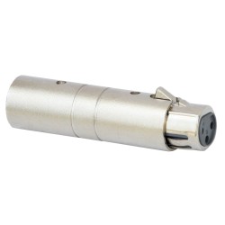 Hilec Adapter XLRmale 5P / XLRfem 3P - XLR Femelle 3 broches / XLR Mâl
