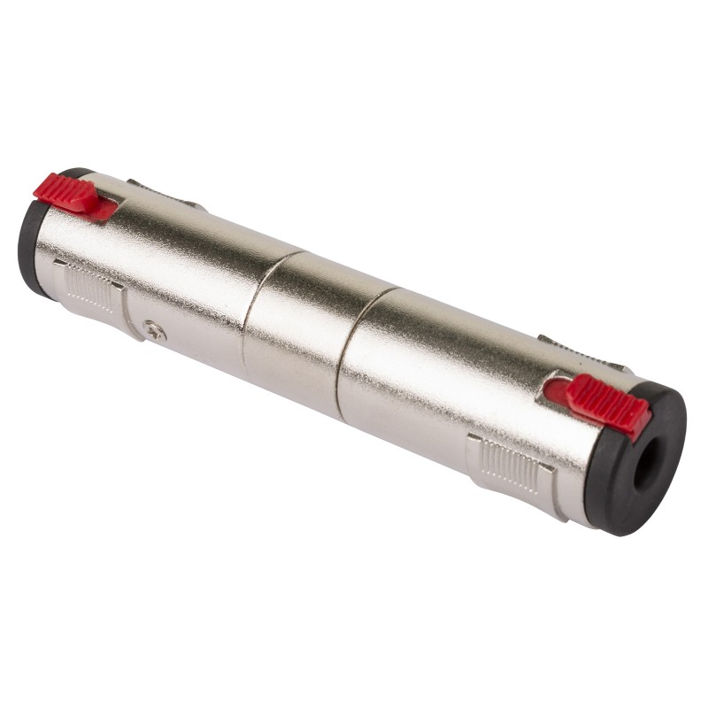 Hilec Adapter JACKf/JACKf - Adaptateur 2x jack femelle (stéréo) avec v
