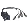 Hilec BOXRJ4XF5 - Boîtier adapt RJ45/XLR5F pour signal audio/DMX