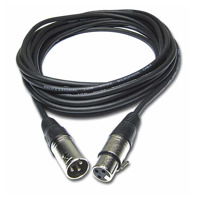 Hilec CM/XFXM-3 - Cordon micro XLR fem / XLR mâle 3m