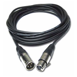 Hilec CM/XFXM-6 - Cordon micro XLR fem / XLR mâle 6m