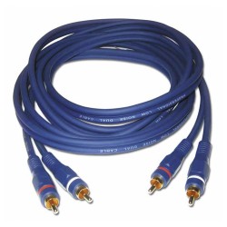 Hilec RCA15/C - Cordon HQ 2 RCA mâle / 2 RCA mâle - 5m