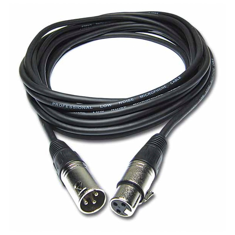 Hilec CM/XFXM-10 - Cordon micro XLR fem / XLR mâle 10m