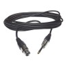 Hilec CM/XFJM-3 - Cordon micro XLR fem / J mâle 3m Mono