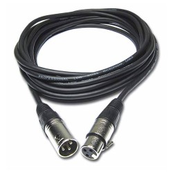 Hilec CM/XFXM-1,5 - Cordon micro XLR fem / XLR mâle 1,5m