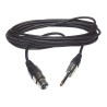 Hilec CM/XFJM-20 - Cordon micro XLR fem / J mâle 20m Mono