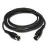 Hilec CL-51/3 - Cordon midi 5 pins reliés DIN 5B M/ DIN 5B M 3m