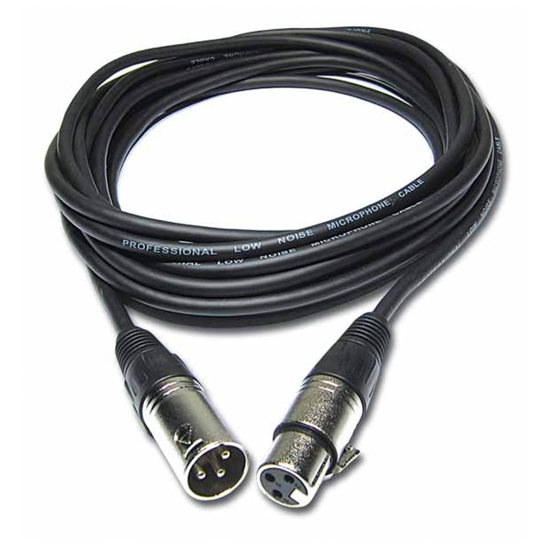 Hilec CM/XFXM-0,6 - Cordon micro XLR fem / XLR mâle - 0,6m