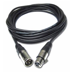 Hilec CM/XFXM-0,6 - Cordon micro XLR fem / XLR mâle - 0,6m