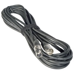 Hilec 7-0063 - Assembled cable signal, 3pin XLRf + 3pin XLRm, 5m