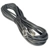Hilec 7-0067 - Assembled cable signal, 3pin XLRf + 3pin XLRm, 10m