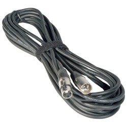 Hilec 7-0067 - Assembled cable signal, 3pin XLRf + 3pin XLRm, 10m
