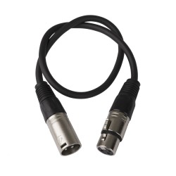 Hilec XMF-0.50M - Assembled cable signal, 3pin XLR f + 3pin XLR m - 0,