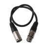 Hilec XMF-0.50M - Assembled cable signal, 3pin XLR f + 3pin XLR m - 0,