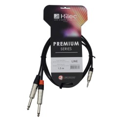 Hilec CLPROmJs2JM/1.5 - Cordon ligne 4mm Jst 3.5/2J mono-REAN-1.5m