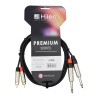 Hilec CLPROmJs2JM/1.5 - Cordon ligne 4mm Jst 3.5/2J mono-REAN-1.5m