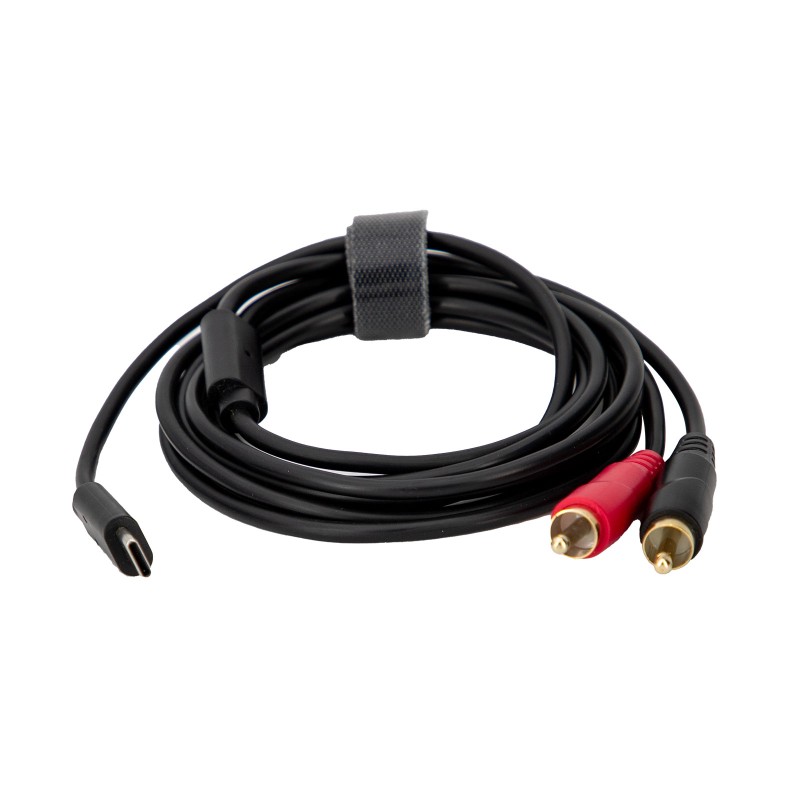Hilec USBC DAC-2RCA - Convertisseur DAC 24 Bits 96 kHz USB C vers 2 RC