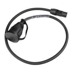 Hilec PCT1M-SCHU/F-1M-F - Câble d'alimentation flexible en caoutchouc 