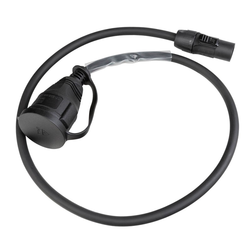 Hilec PCT1M-SCHU/F-1M-G - Câble d'alimentation flexible en caoutchouc 