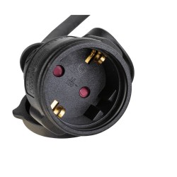 Hilec PCT1M-SCHU/F-1M-G - Câble d'alimentation flexible en caoutchouc 