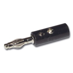 Audiophony BANA100/NO - Fiche banane mâle - Noir