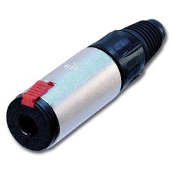 Neutrik NJ-3FC6 - Fiche JACK 6.35 stéréo femelle