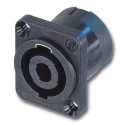 Neutrik NL-2MP - Embase SPEAKON 2 contacts (a souder) série D