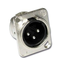Audiophony XFC-103 - Châssis X femelle série D - Chromé