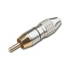 Hilec RCA920/NO - Fiche RCA femelle pour câble pro - Noir