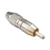Hilec RCA920/NO - Fiche RCA femelle pour câble pro - Noir