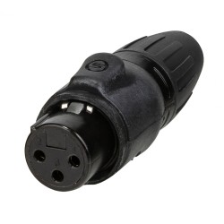 Seetronic SCWF3-B - Seetronic Connecteur XLR femelle IP65 pour câble, 