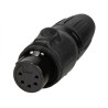Seetronic SCWF5-B - Seetronic Connecteur XLR femelle IP65 pour câble, 