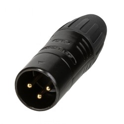 Seetronic SCWM3-B - Seetronic Connecteur XLR mâle IP65 pour câble, 3 b