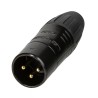 Seetronic SCWM3-B - Seetronic Connecteur XLR mâle IP65 pour câble, 3 b