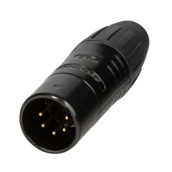 Seetronic SCWM5-B - Seetronic Connecteur XLR mâle IP65 pour câble, 5 b