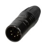 Seetronic SCWM5-B - Seetronic Connecteur XLR mâle IP65 pour câble, 5 b
