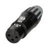 Seetronic SCMF3-B - Seetronic Connecteur XLR femelle pour câble, 3 bro