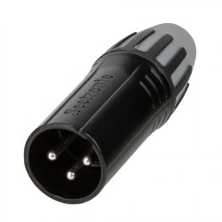 Seetronic SCMM3-B - Seetronic Connecteur XLR mâle pour câble, 3 broche