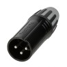 Seetronic SCMM3-B - Seetronic Connecteur XLR mâle pour câble, 3 broche