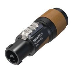 Neutrik NL2FXX-W-S - Neutrik Connecteur de câble speakON à 2 pôles, bo